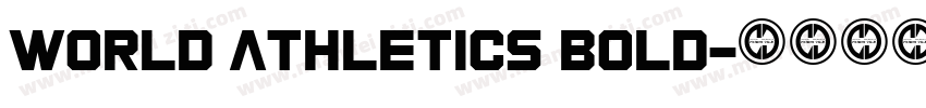 World Athletics Bold字体转换